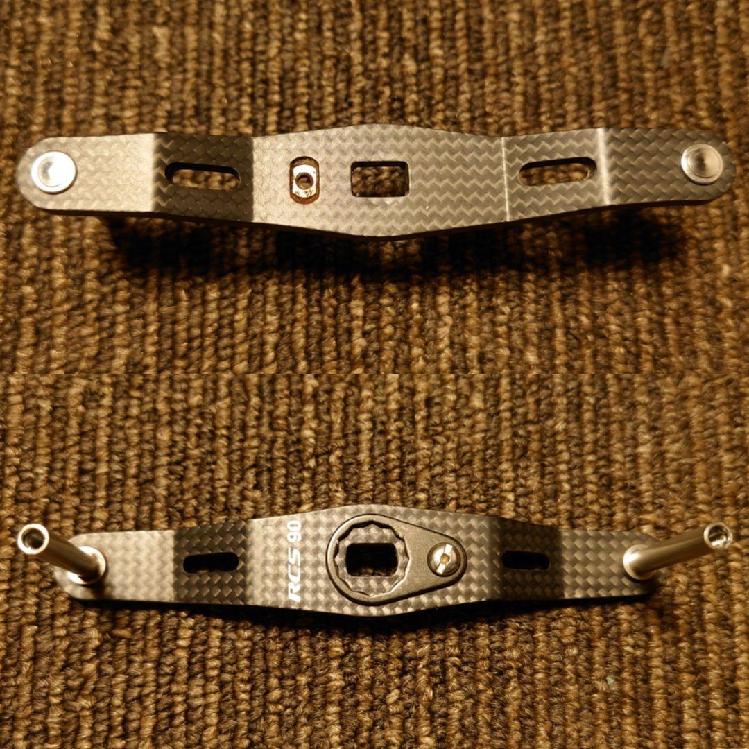 廃盤美品ダイワ SLP WORKS RCS カーボンクランクハンドル 90mm