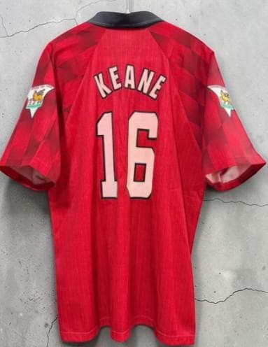 96/97 マンチェスター・ユナイテッド ホーム ユニフォーム キーン 16番