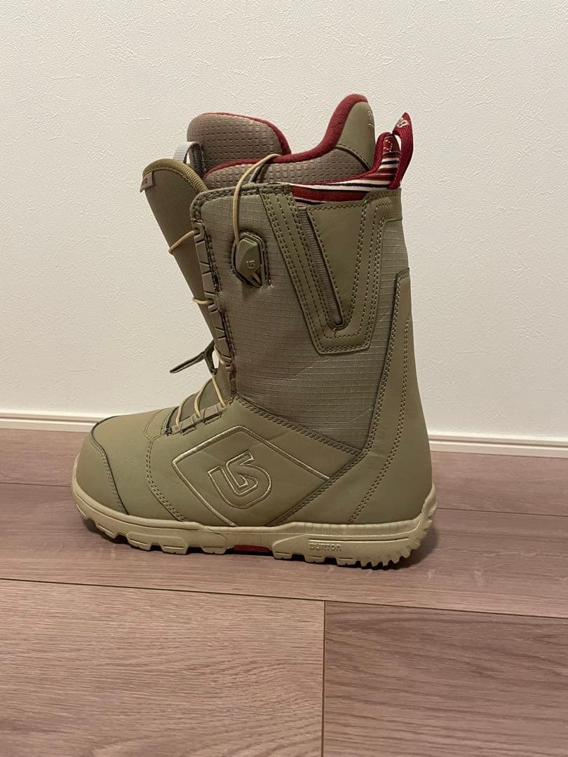 BURTON MOTO スノーボードブーツ メンズ ベージュ　値下げ交渉承ります