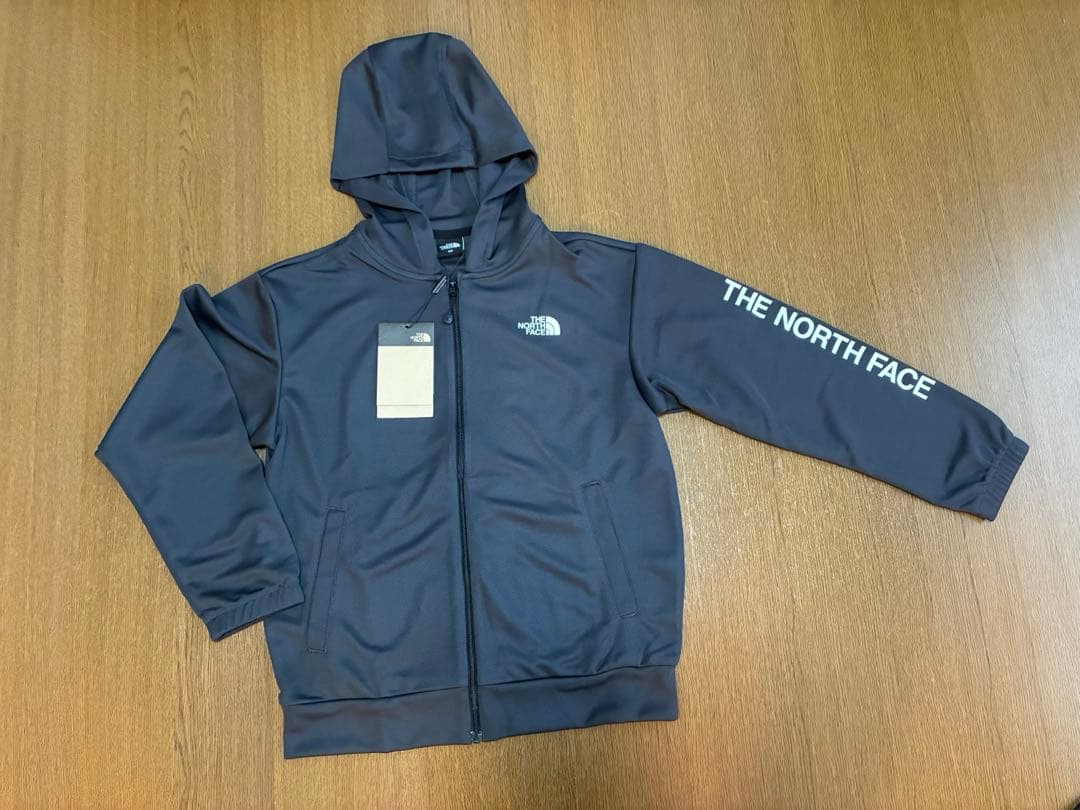 新品⭐️ノースフェイスジャージセットアップ　上下　チャコール160レディスS