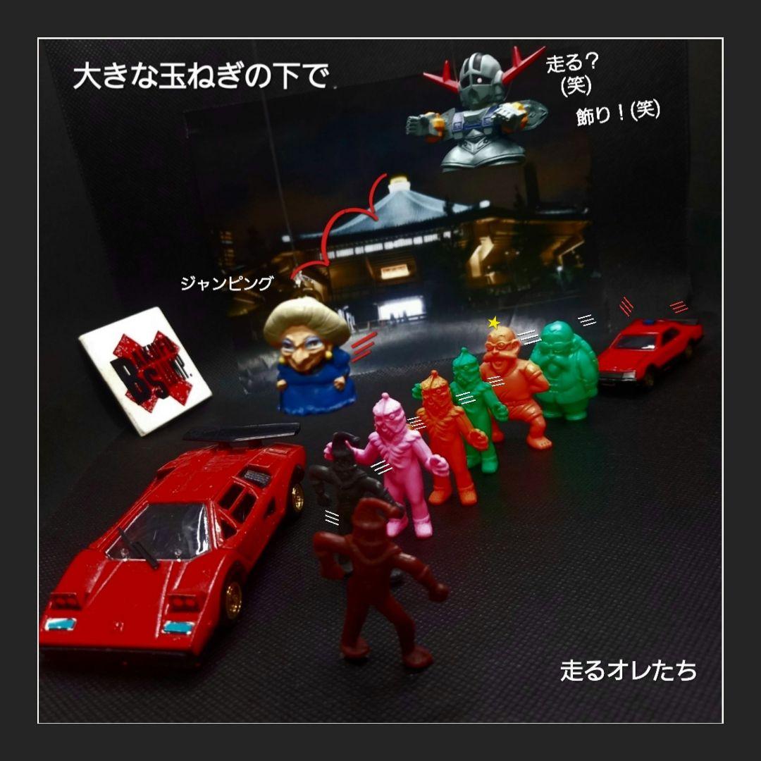 【セミ人間 】濃い桃色　ウルトラ 怪獣 消しゴム 特撮 当時もの