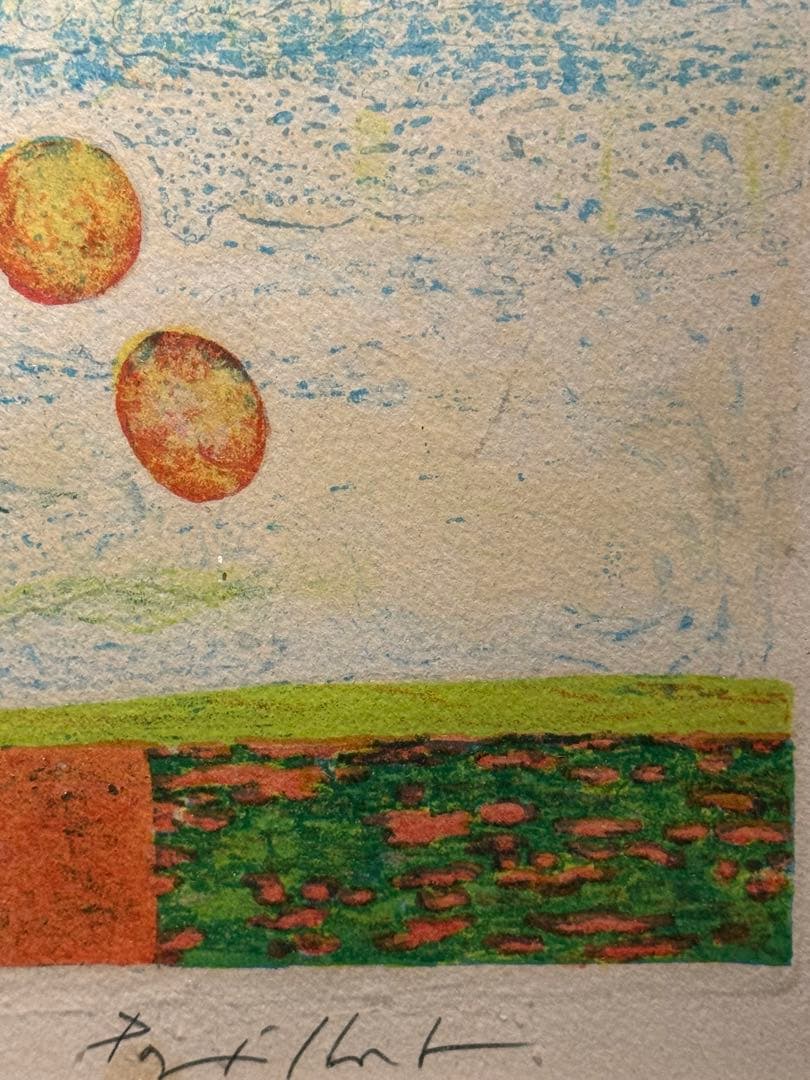 【静物画】lithograph 直筆サインEdition