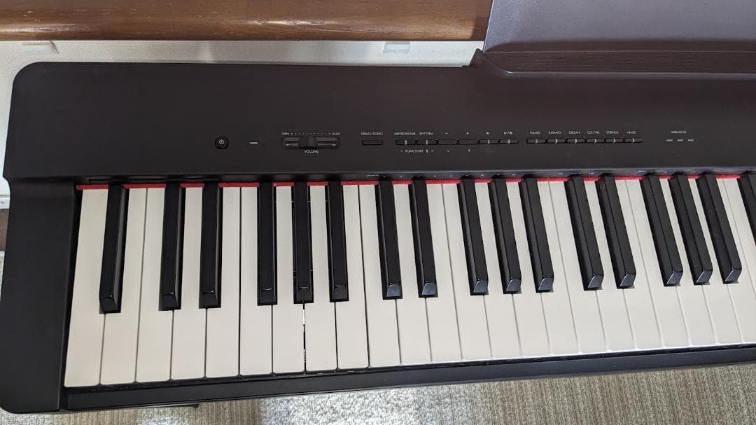 YAMAHA P225 電子ピアノ 台 3ペダル 2025/6 購入