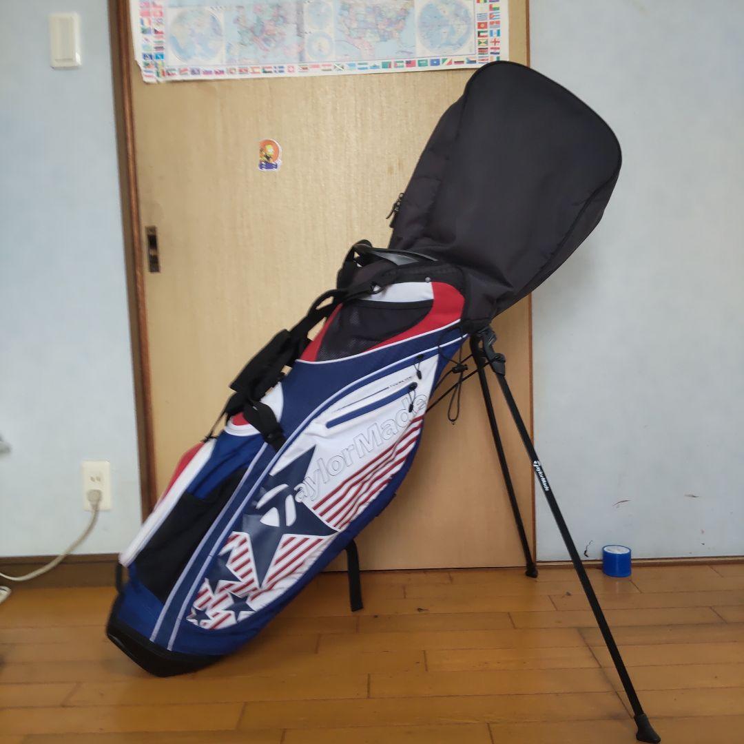 TaylorMade キャディバッグ 赤・白・青 トリコロールカラー