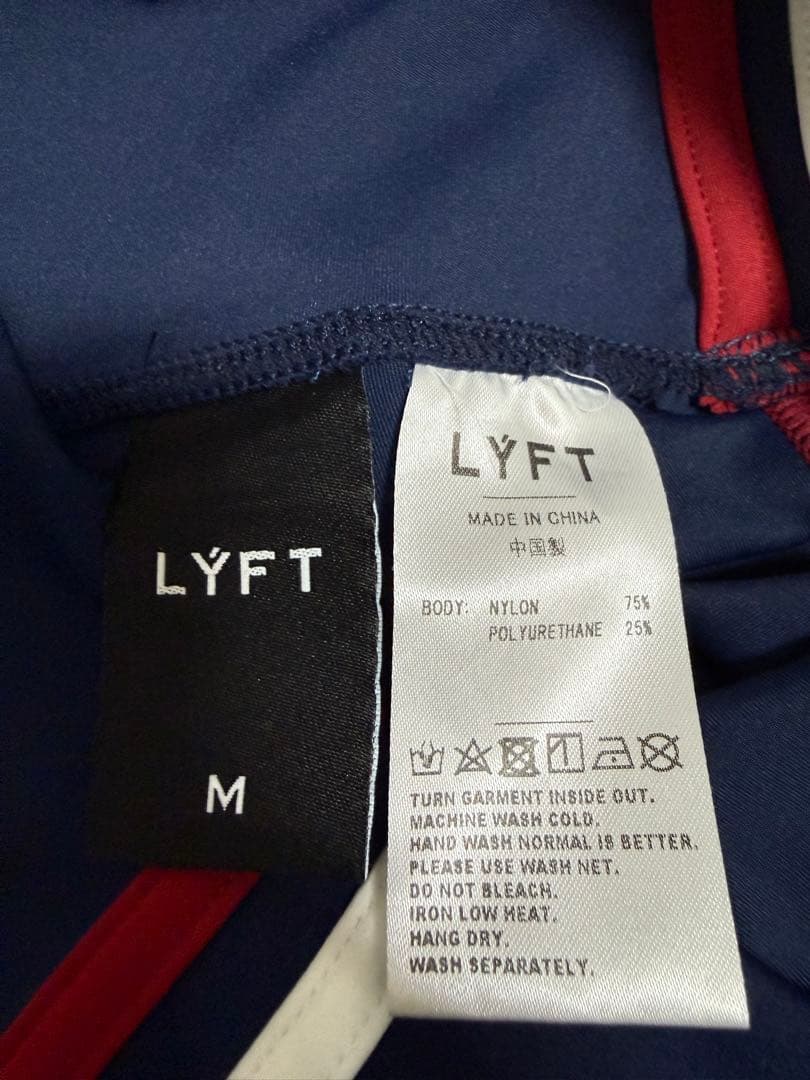 LYFT 2LINE HIGH RISE レギンス　レディース　M ネイビー