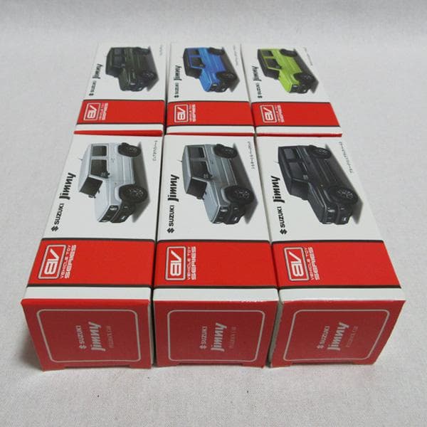SUZUKIスズキjimnyジムニープルバックカー全６色６種フルコンプ箱付き美品