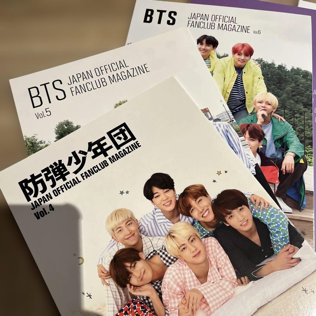 バンタン　BTS ファンクラブ会報No.4〜No.10 まとめ売り