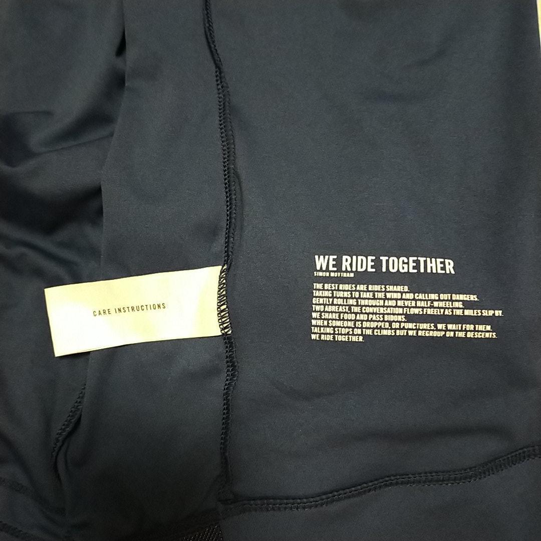 美品　rapha ラファ　サイクルジャージ　ネイビー　ホワイトライン　M