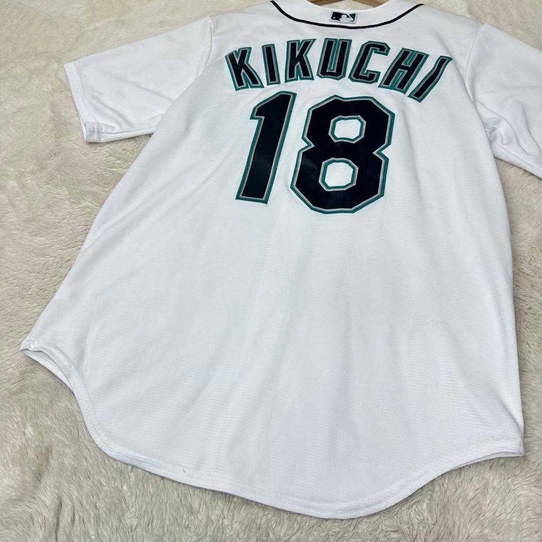 美品✨マジェスティック製マリナーズ菊池雄星ユニフォーム！ＷＢＣ応援にも最適な一枚