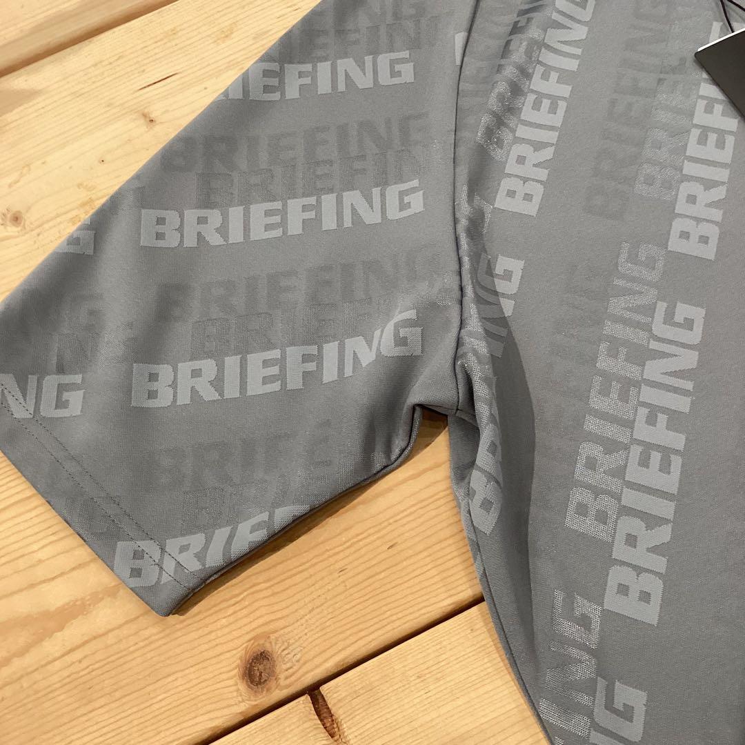 新品　BRIEFING MS SHADOW LOGO JQ HIGHNECK L