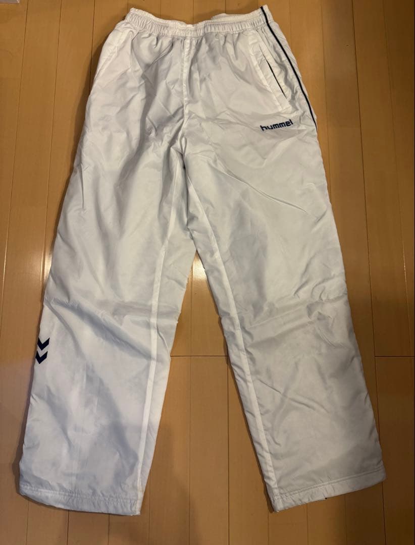 hummel ウィンドブレーカー　上下セット　キムタク着　プライド　同型同色　白