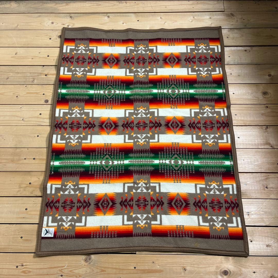 USA製◾️PENDLETON ペンドルトン チマヨ柄 ブランケット 毛ウール A