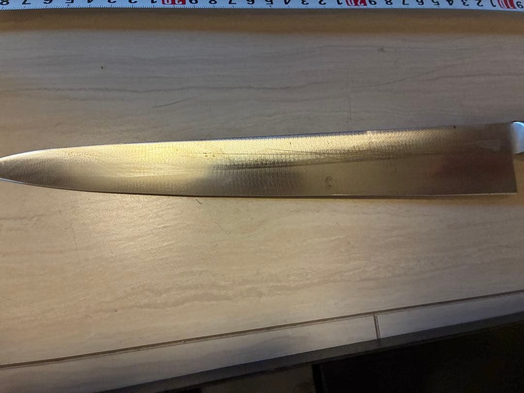 misono ミソノ　筋引　包丁　27cm 龍彫刻