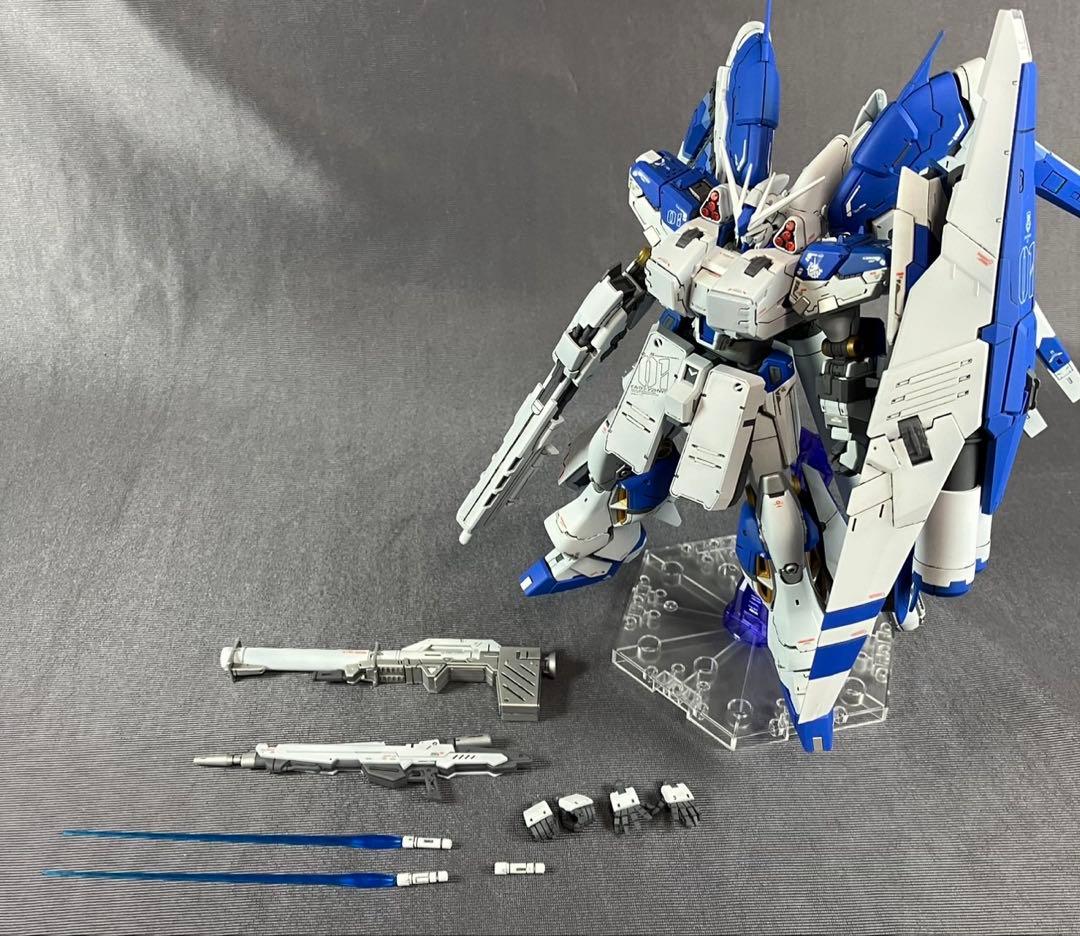 1/144 RG Hi-νガンダム 改造(改修)完成品 HWS追加 HGUC