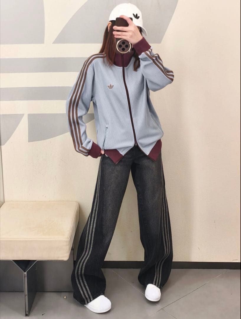 新品S Adidas ジップジャケット 長袖 メンズ KY5770