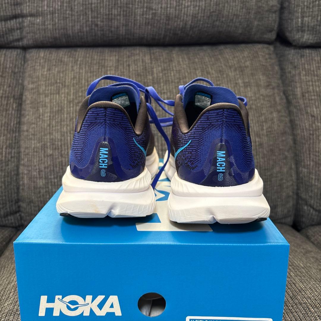 ホカ マッハ6 ワイド HOKA MACH6 26.0cm 青 ランニング