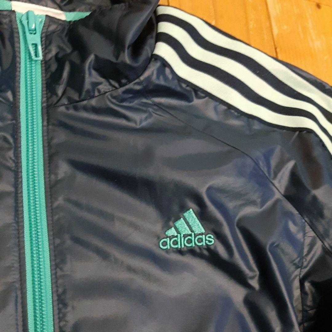 adidas ナイロン ピステ・ウィンドブレーカー 上下 ネイビー/スカイブルー