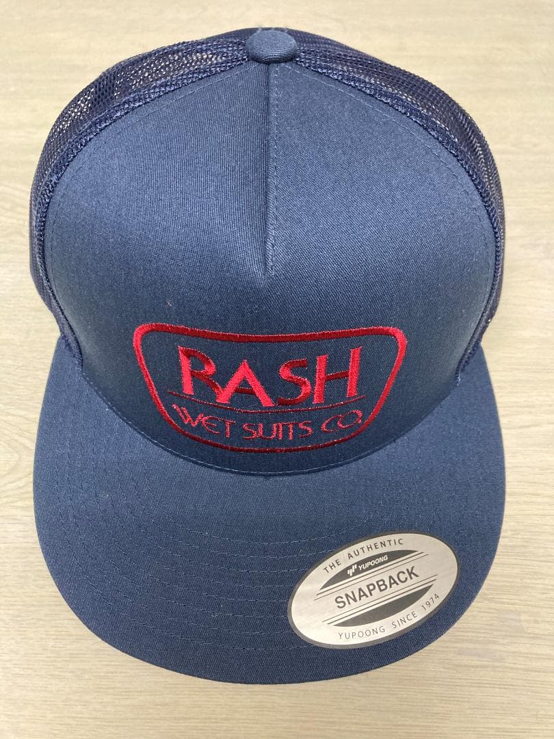 2025SS RASH メッシュキャップ ネイビー フリーサイズ スナップバック