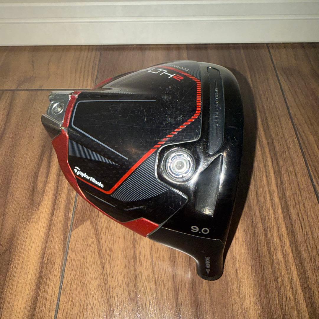 【最新レンチ付】ステルス2 ドライバーヘッド 9.0°＋純正ヘッドカバーセット