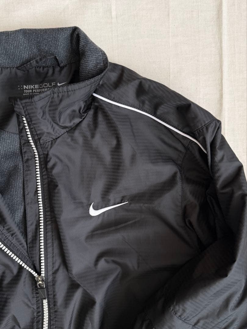 Nike ゴルフ ブラック レインウェア メンズ 上下 M