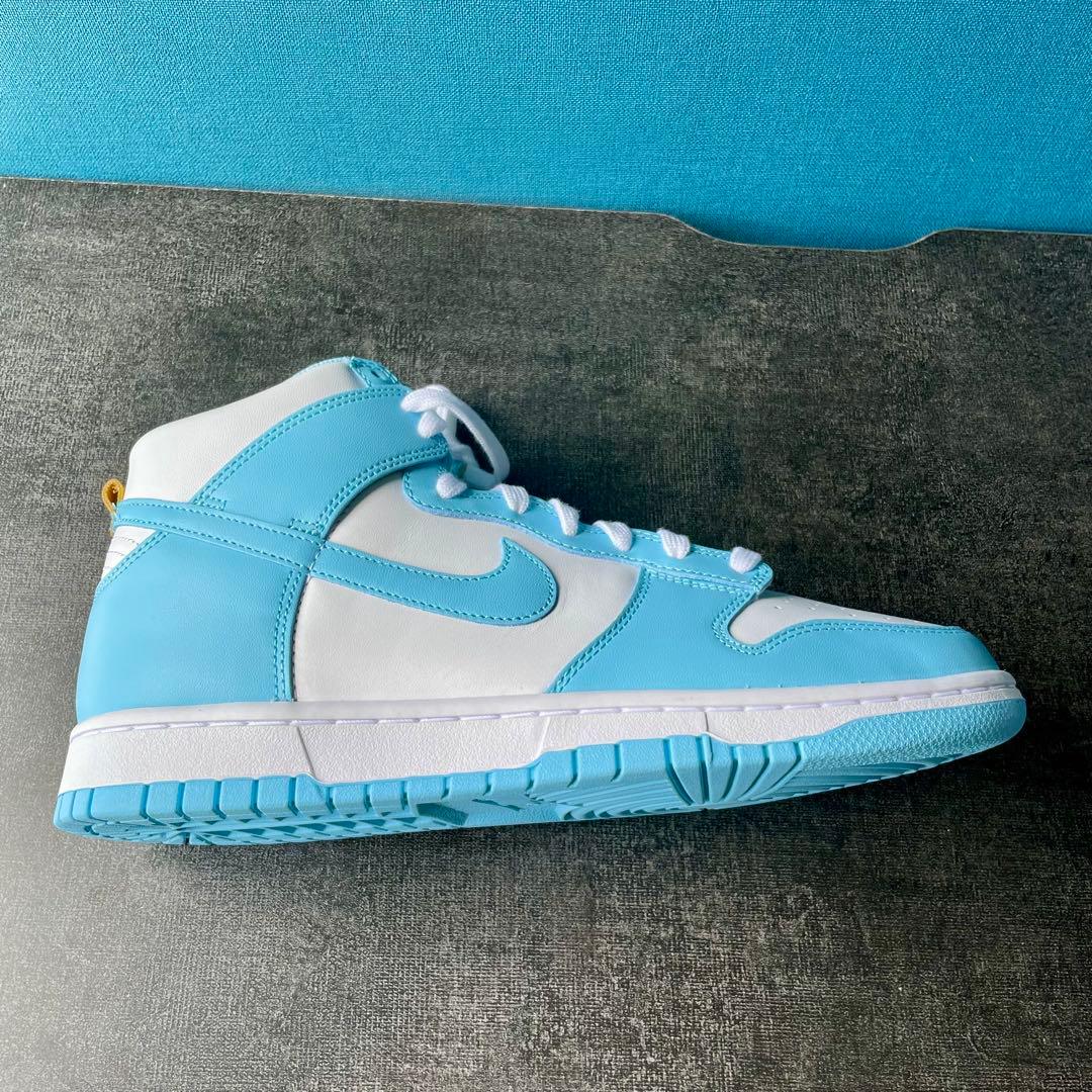 Nike Dunk High ライトブルー/ホワイト