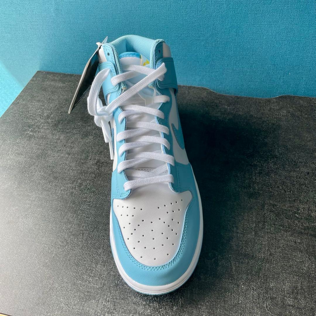 Nike Dunk High ライトブルー/ホワイト