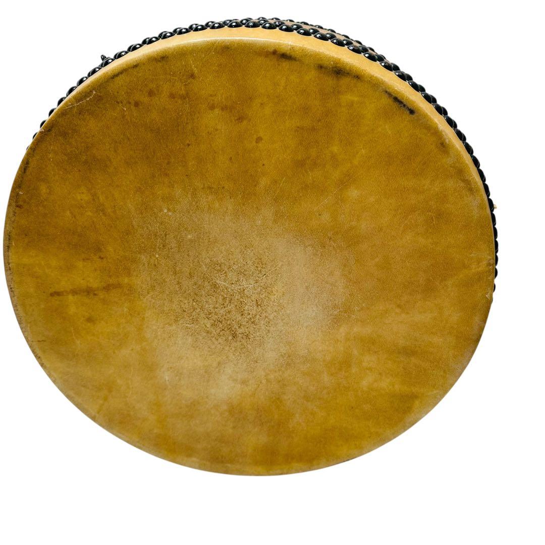 和太鼓 平太鼓 打楽器　和太鼓　約48cm 厚み約21.5cm　1尺6寸　７寸