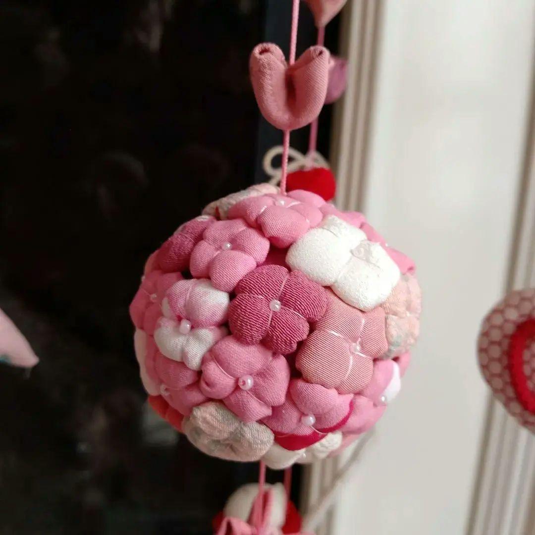吊るし飾り　吊るし雛　ちりめん細工 　 ハンドメイド　ひな祭り