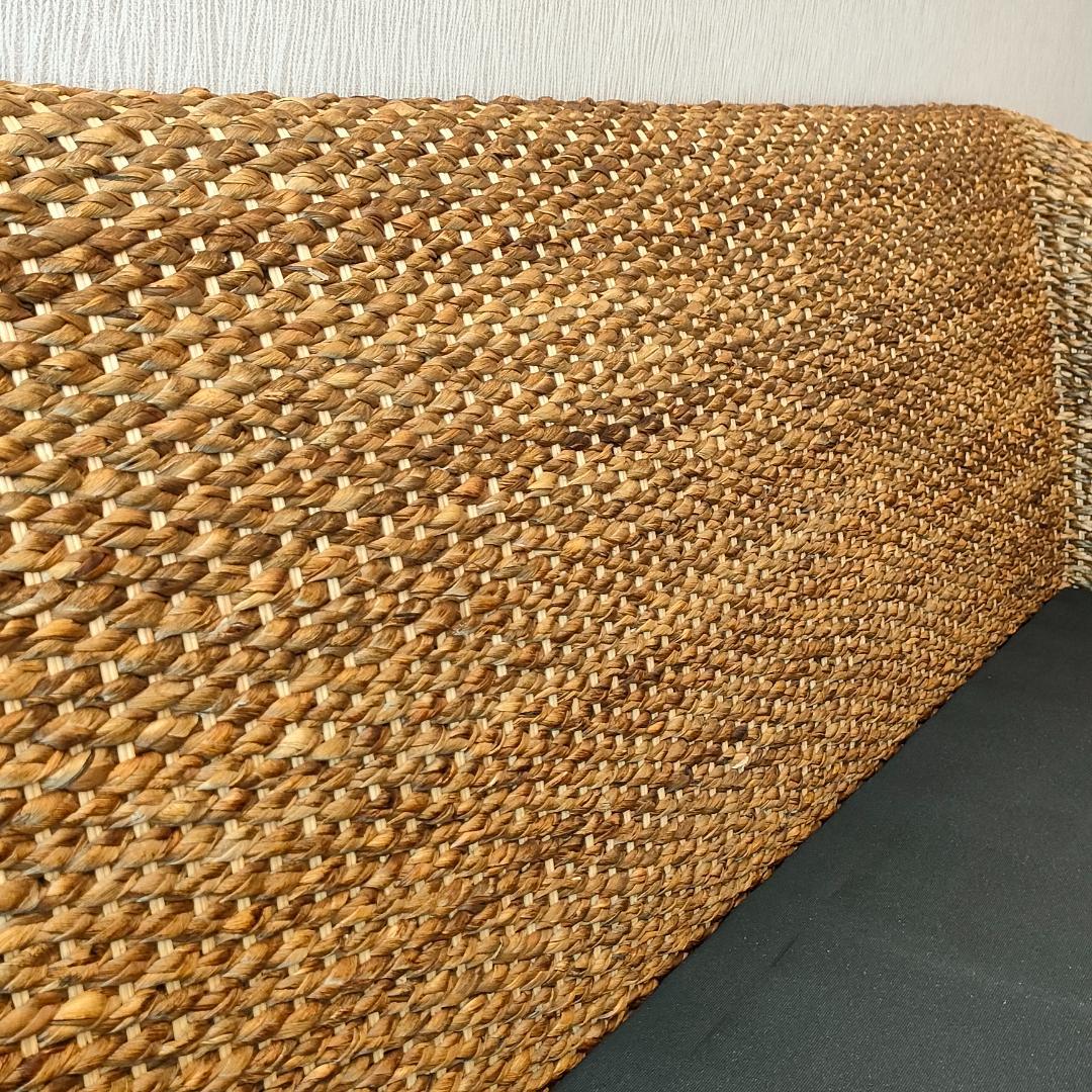 〈美品〉アジアン家具　パフォーマックス　３人掛けソファ　クッション付き