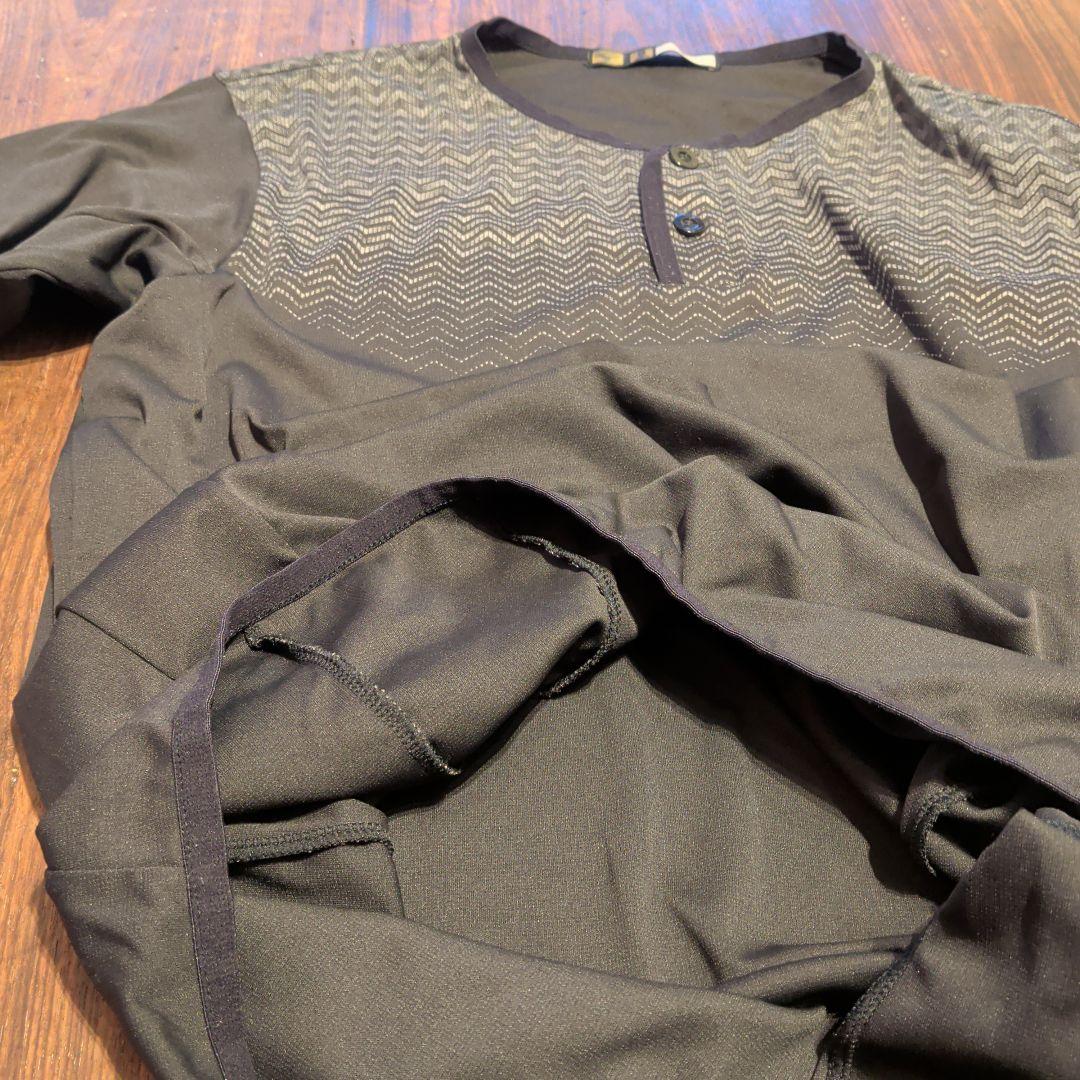 希少！　ミズノプロ　トレーニングシャツ　Oサイズ　ブラック