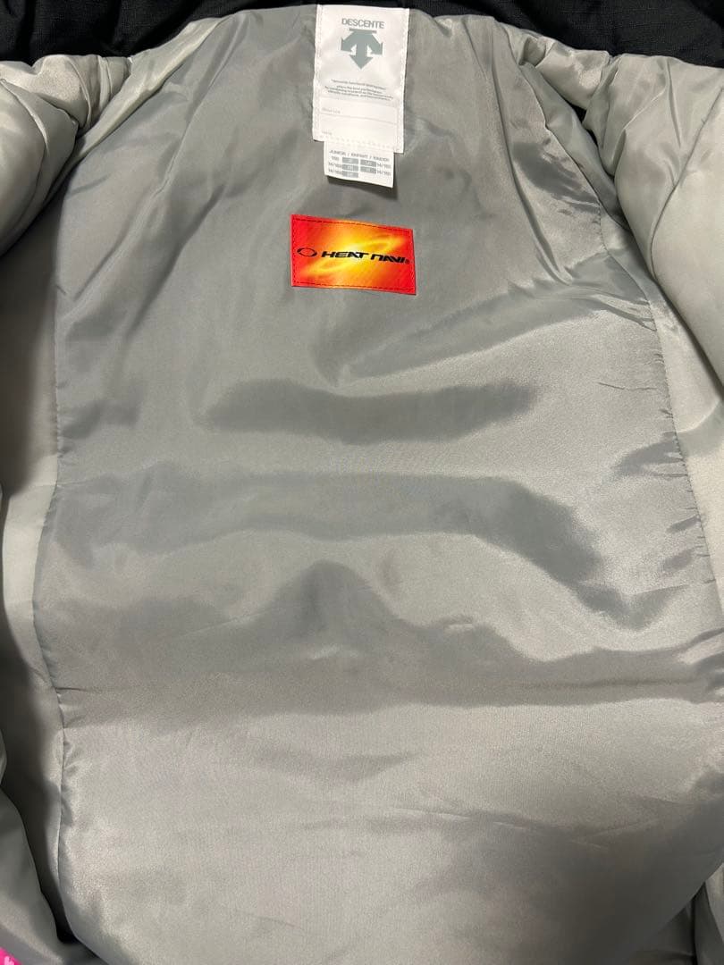 デサント DESCENTE 子供用ウィンターウェア 上下セット ピンク