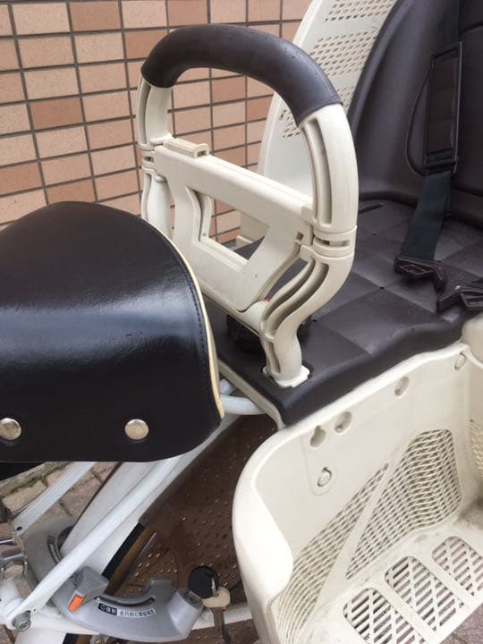 【ブリジストン】子供乗せ自転車　ホワイト