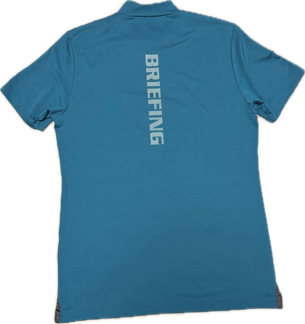 【美品】ブリーフィング　ブルー　モックTシャツ　M