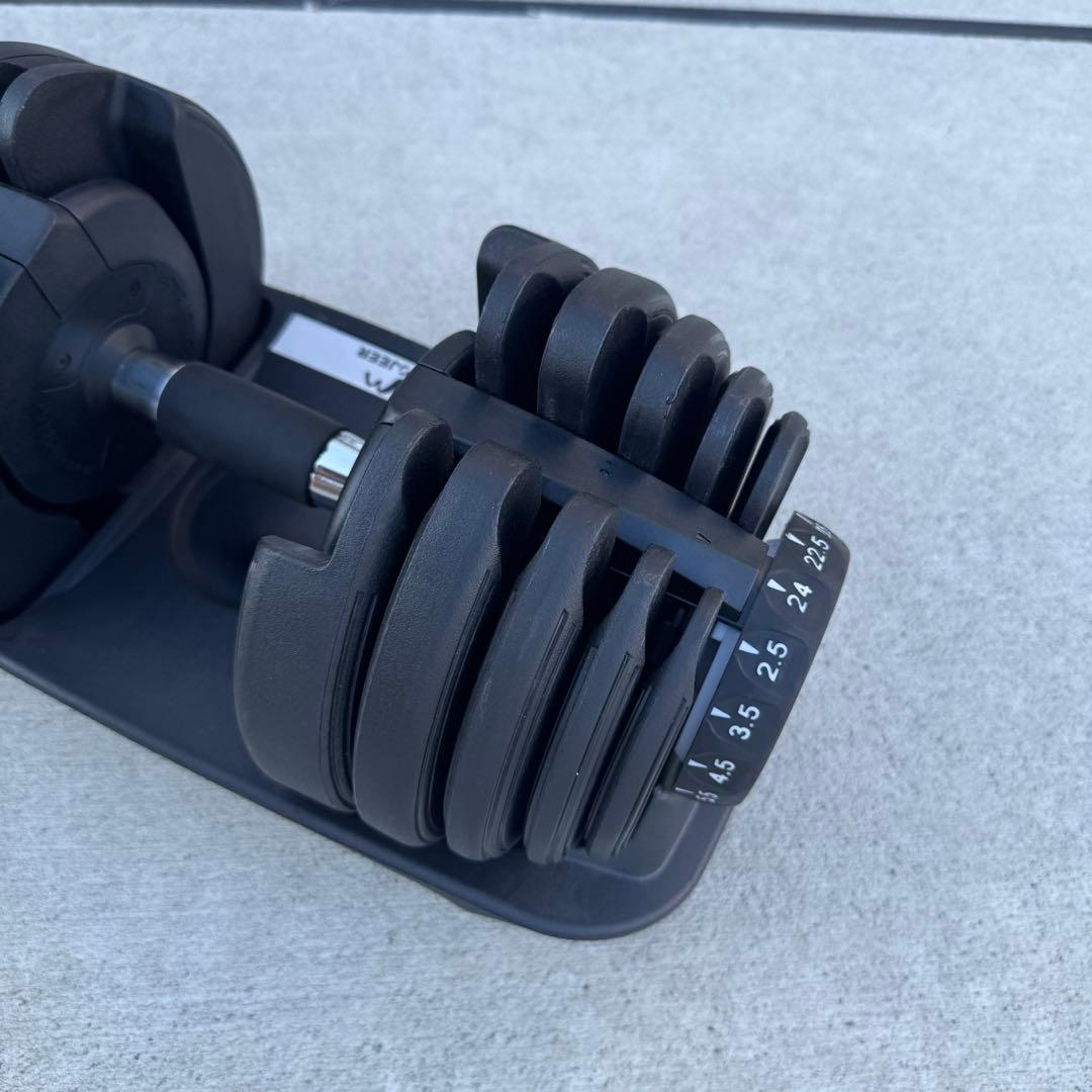 ②可変式ダンベル　24KG　筋トレ
