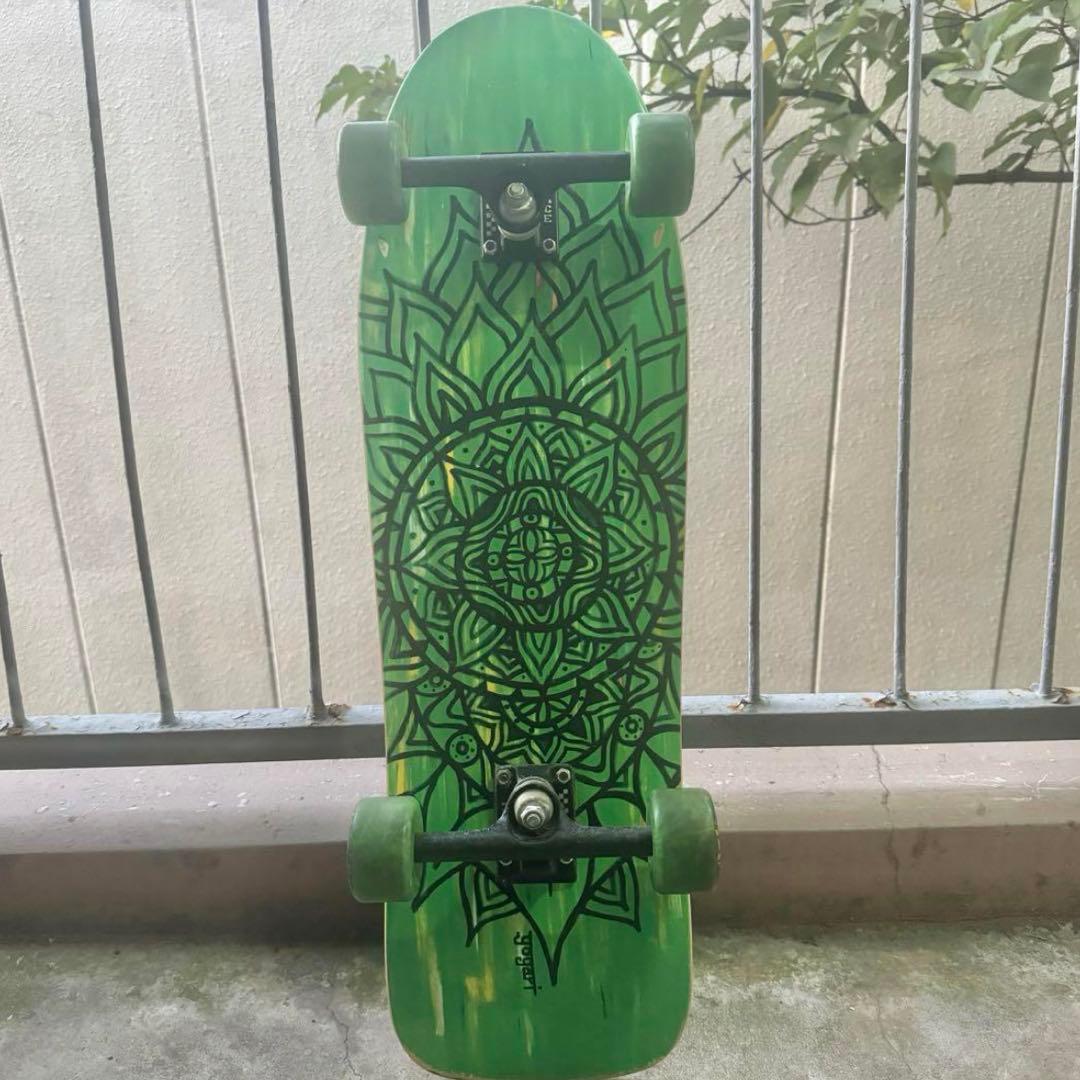 希少・入手困難‼️緑の曼荼羅アートデザイン スケートボード コンプリート