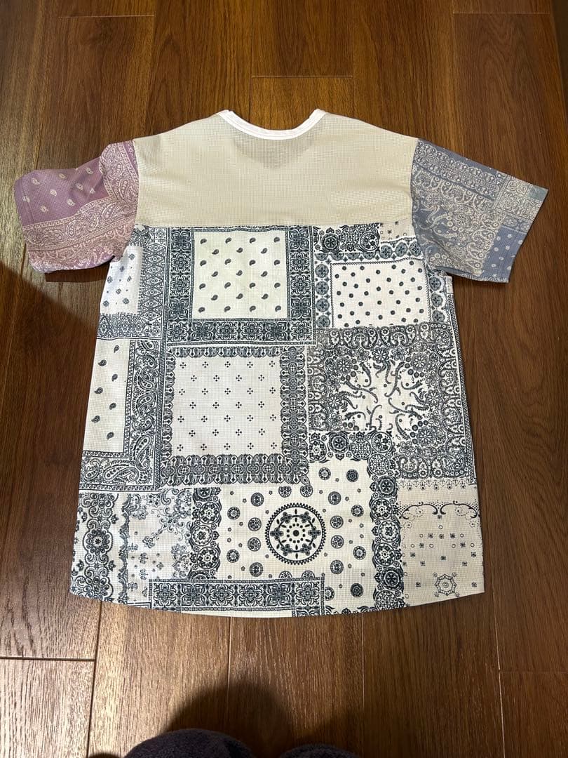 【ranor 】ラナー バンダナ柄ポケット付き半袖Tシャツ