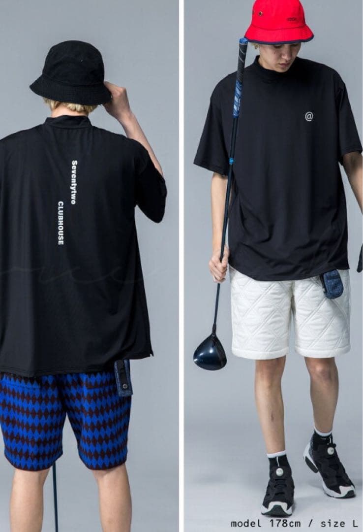 新品タグ付＊定価¥7,920＊ANTIQUA GOLF×STCH ロゴ入トップス