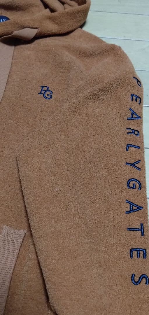 極美品■PEARLY GATES パーリーゲイツ パイル地 パーカー■5