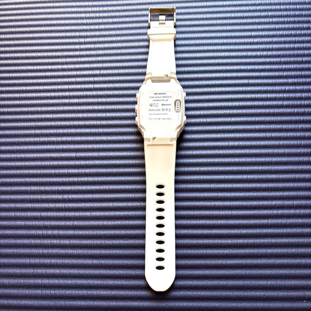 GREEN ON ザ・ゴルフウォッチNORM II PLUS ホワイト