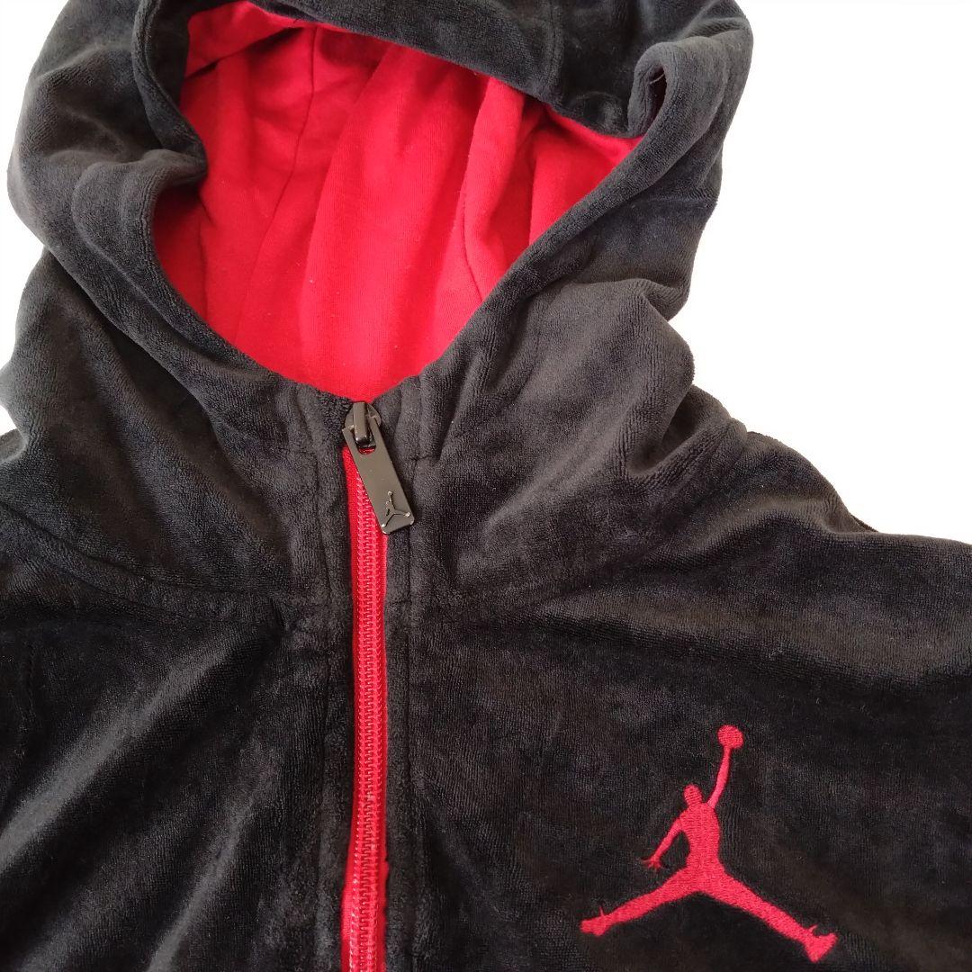 Jordan ベルベットフリースジップアップパーカーレディースM