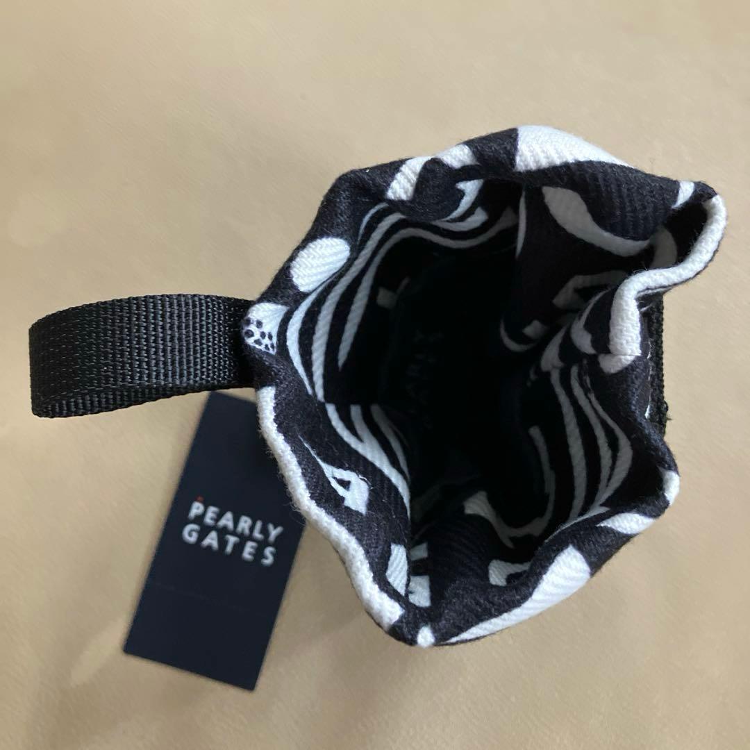 【未使用】 PEARLY GATES カラビナ付き ボールポーチ タグ付き