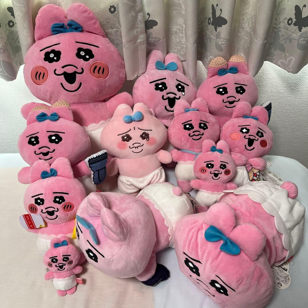 おぱんちゅうさぎ　ぬいぐるみ　まとめ売り　可哀想に　マスコット　大量　セット