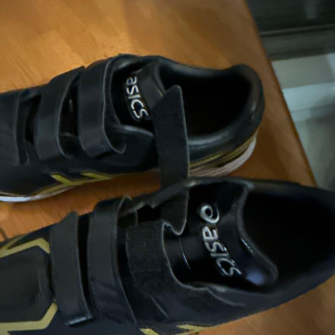 asics トレーニングシューズ 27.0cm ブラック/ゴールド/野球
