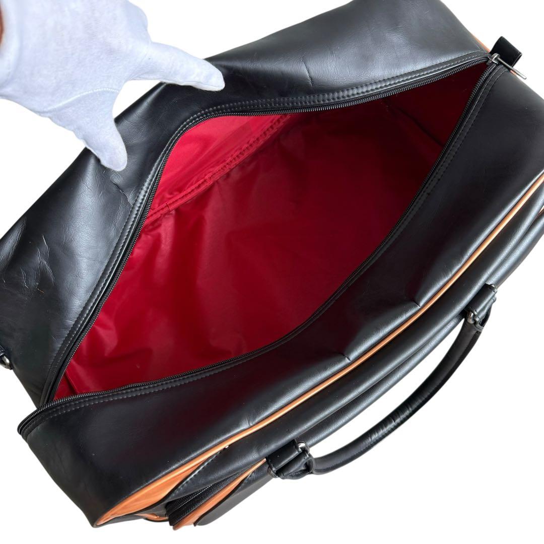 極美品 入手困難 ナイキゴルフ 2way ボストンバッグ ショルダー 黒×金