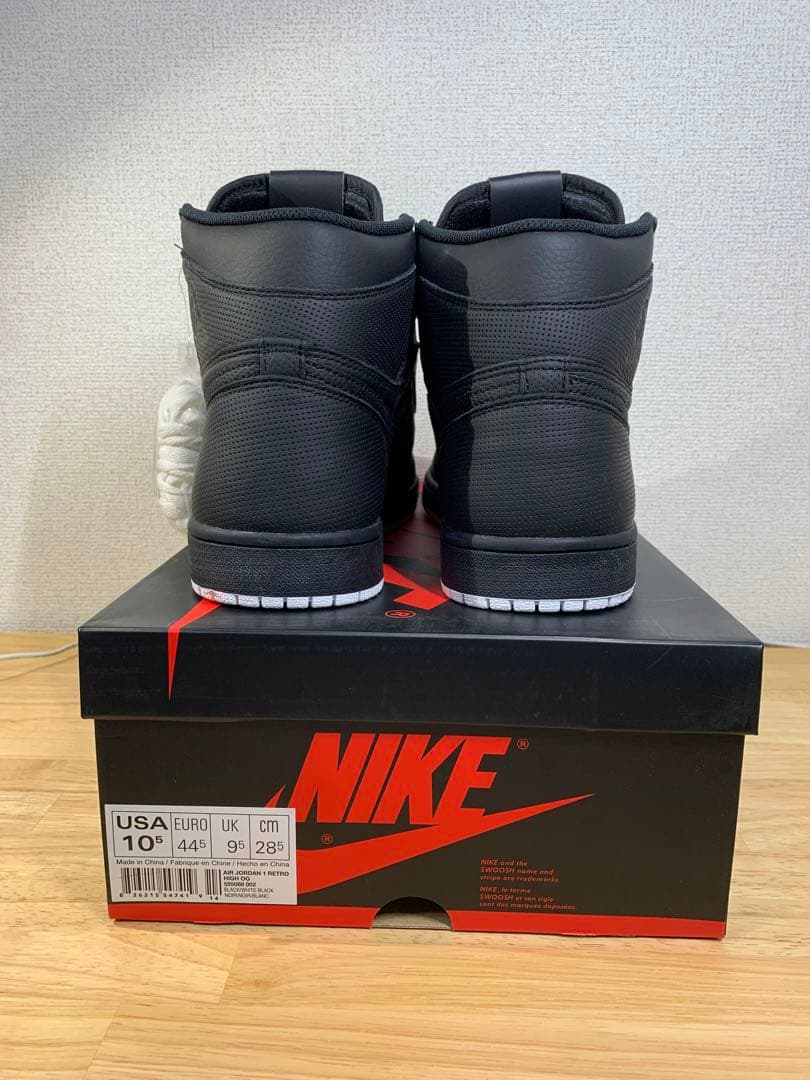 【新品未使用】NIKE Air Jordan 1 ブラック US10.5