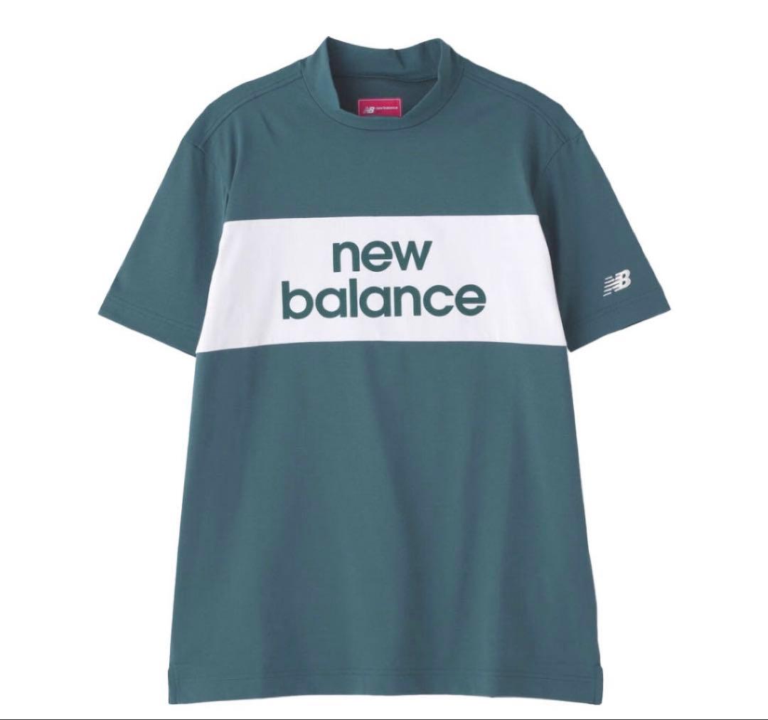 【新品】ニューバランス／ハイネック／モックネック／半袖／４(M)サイズ