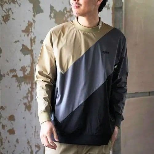 LUXE/R GOLF ストレッチ布帛プルオーバー 45933BGL