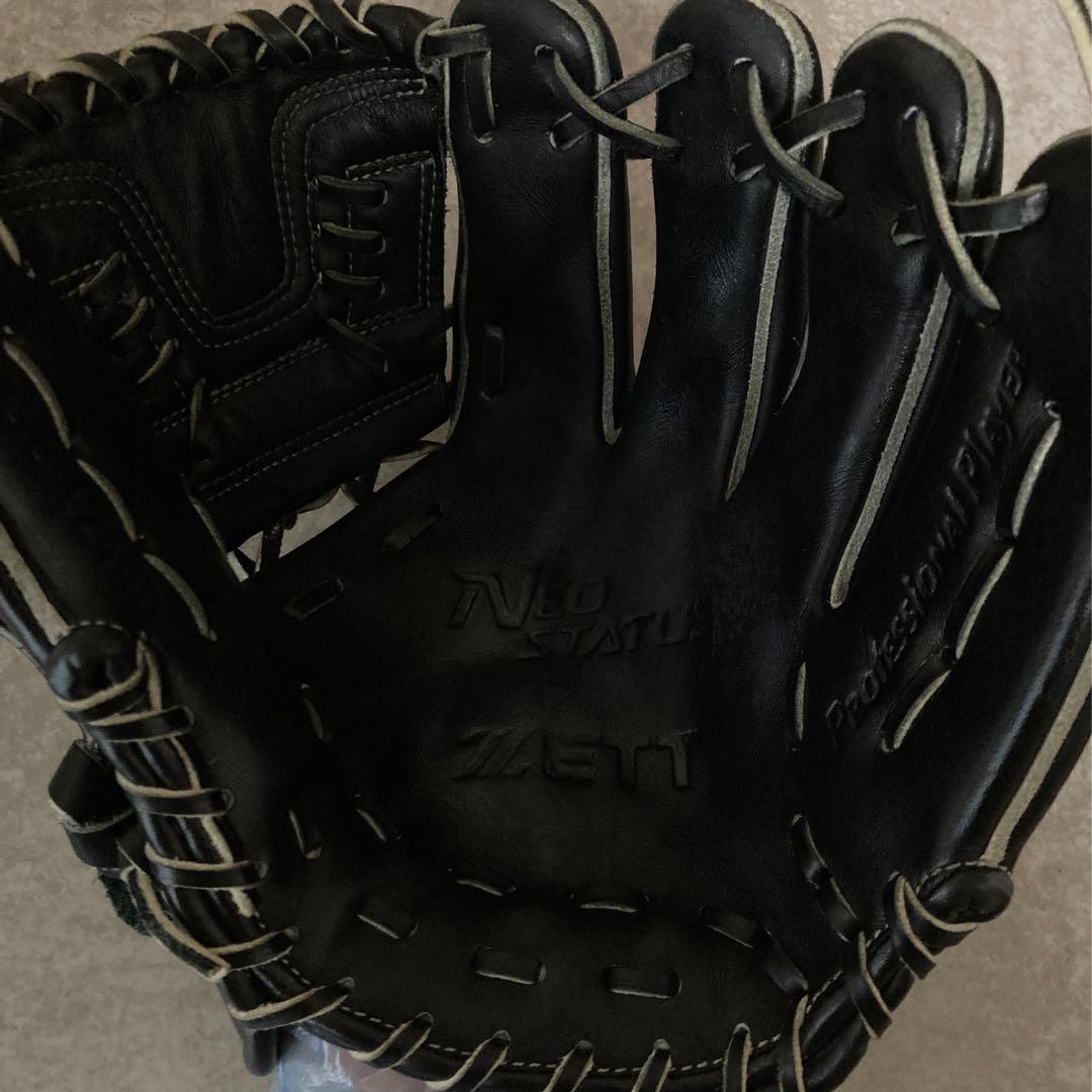 ゼット ネオステイタス 一般 大人用 硬式 内野 野球 グローブ 状態良好 良型