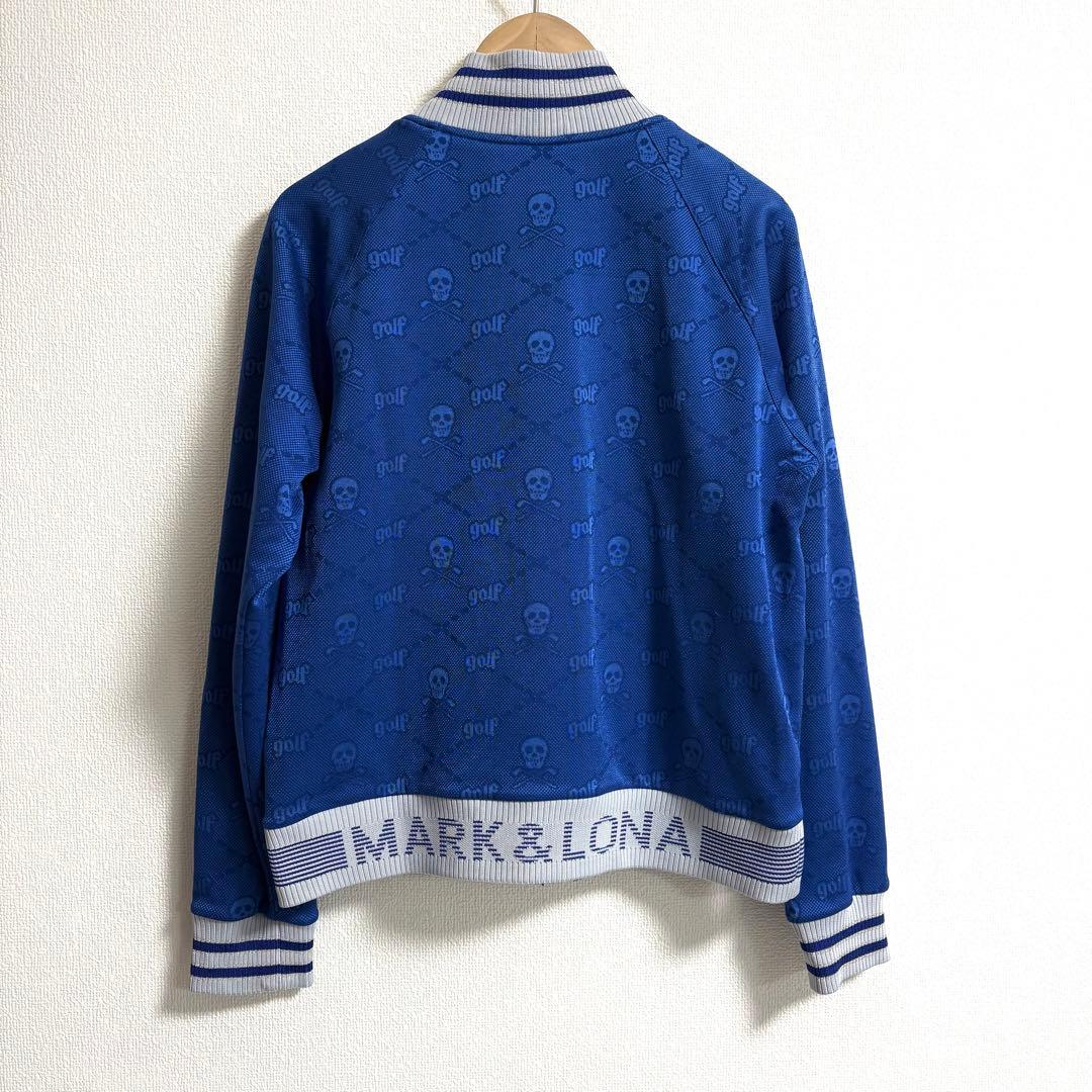 MARK & LONA✨スカルパターン　Ruler JQ Jersey ブルー