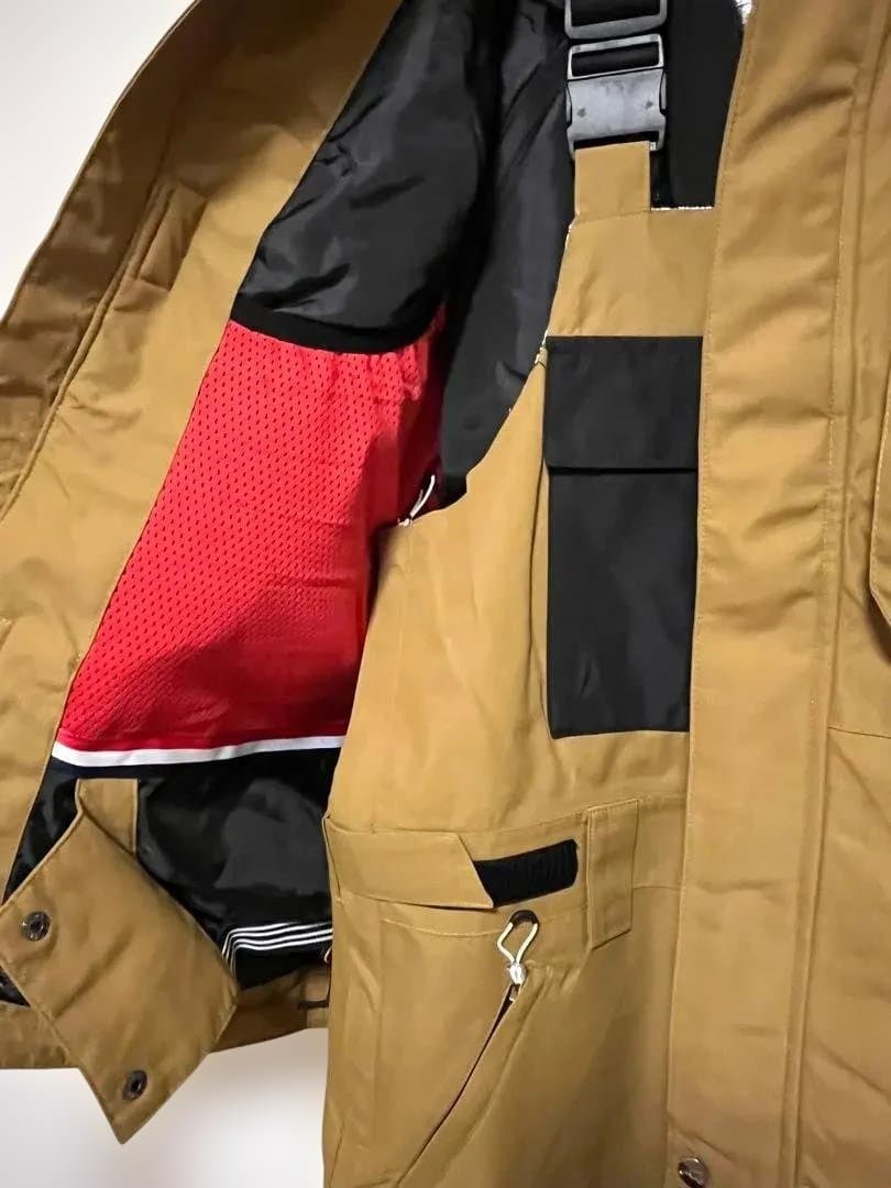 【新品】スキーウエア上下セット　ビブパンツ・ジャケットセット　M